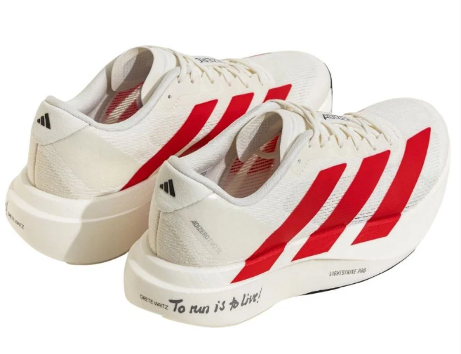 adidas Adizero Evo SL 'White Red' JS1182
