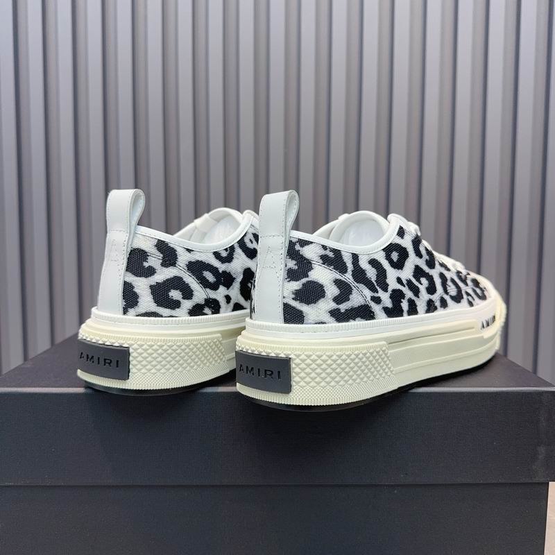 Amiri Court Low — Leopard Print / Black & White