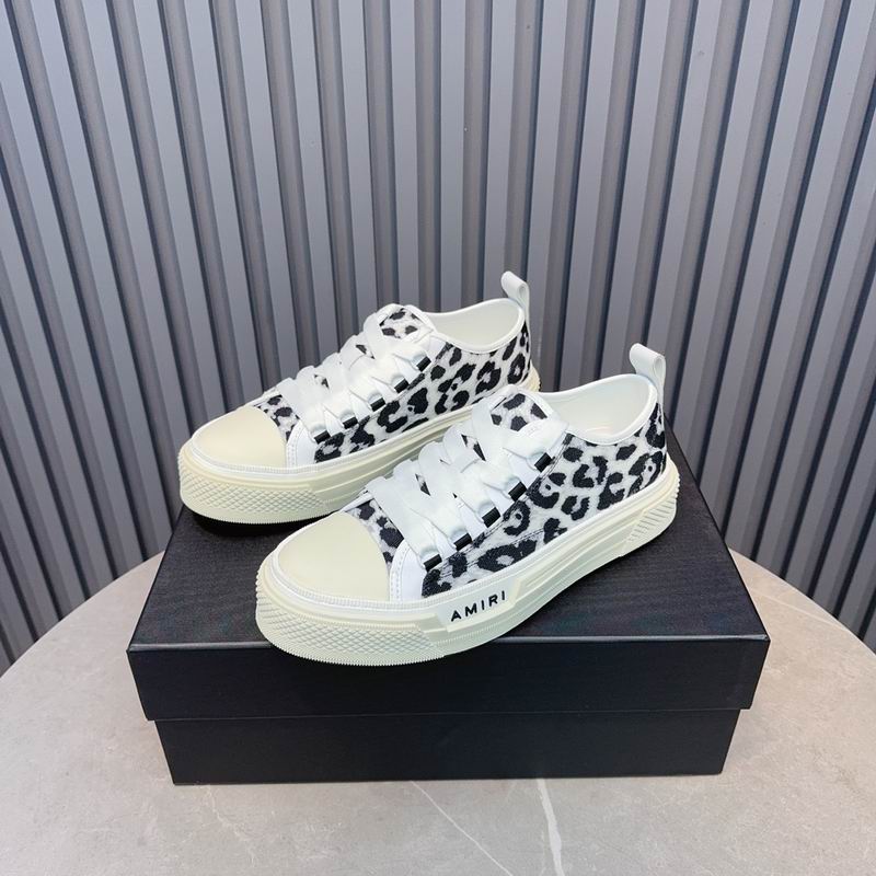 Amiri Court Low — Leopard Print / Black & White